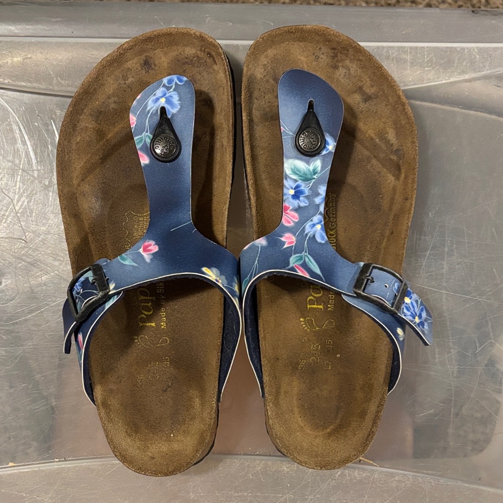 Papillio Blue Floral Sandals